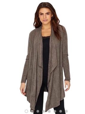 Barefoot Dreams CozyChic Lite Island Wrap S/M Womens Brown